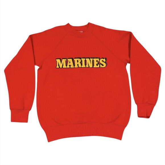 Barrett-Walker Other - Vintage United States Marine Corps Crewneck Sweatshirt Red USMC Bassett-Walker M